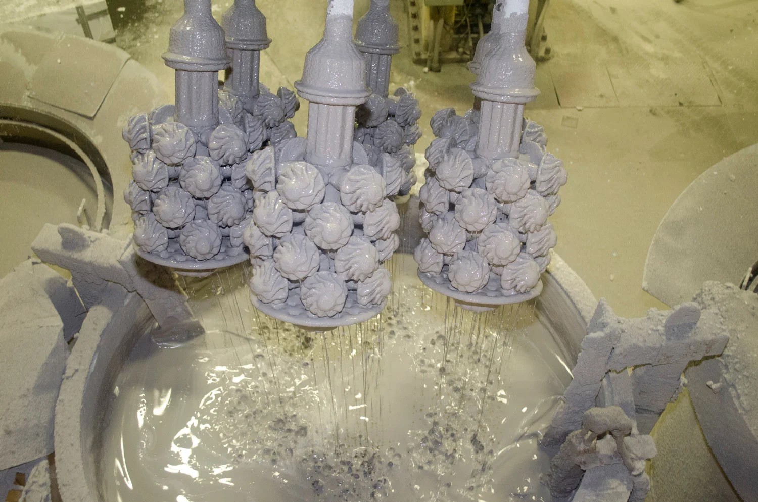 Shell building slurry dip (representative)